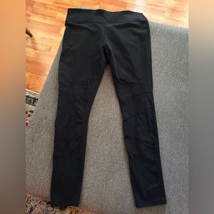 Sheer cut out leggings